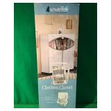 WHITMOR EXTRA-WIDE CLOTHES CLOSET WHITMOR EXTRA-WIDE CLOTHES CLOSET