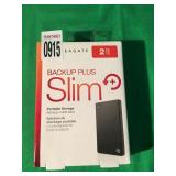 SEAGATE-2TB BACKUP PLUS SLIM PORTABLE STORAGE SEAGATE-2TB BACKUP PLUS SLIM PORTABLE STORAGE