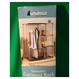 WHITMORGARMENT RACK & SHELVES WHITMORGARMENT RACK & SHELVES