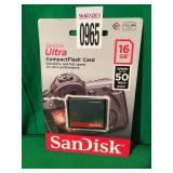 SANDISK-16GB COMPACTFLASH CARD SANDISK-16GB COMPACTFLASH CARD