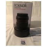 ROKINO 14MM F2.8 WIDE ANGLE LENS ROKINO 14MM F2.8 WIDE ANGLE LENS