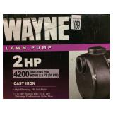 WAYNE LAWN PUMP 2HP WAYNE LAWN PUMP 2HP