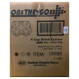 ON THE GO - 4 CUP DRINK CARRIERS ON THE GO - 4 CUP DRINK CARRIERS