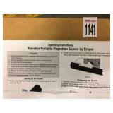 DRAPER - TRAVELLER PORTABLE PROJECTION SCREEN DRAPER - TRAVELLER PORTABLE PROJECTION SCREEN