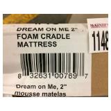 DREAM ON ME 2' FOAM CRADDLE MATTRESS DREAM ON ME 2' FOAM CRADDLE MATTRESS