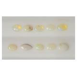 10 GENUINE AUSTRALIAN OPALS(APPT WT. 2.2CT)