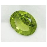 GENUINE LARGE OVAL PERIDOT GEMSTONE