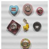 STERLING SILVER 7 PERSONA BLACK LABEL BEAD