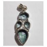 STERLING SILVER MYSTIC LARGE PENDANT