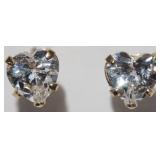 9K YELLOW GOLD CUBIC ZIRCONIA (5MM) EARRINGS