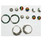 7 PAIRS OF ASSORTED EARRINGS