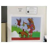 DAVID MORRISSEAU "THE BEAR CLAW" PRINT
