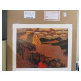 GROUP OF SEVEN "THE SOLEMN LAND" PRINT