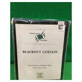 BLACKOUT CUTAIN POLE POCKET WITH BACK TABS