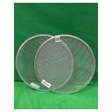 ALUMINUM PIZZA PAN 2 PCS