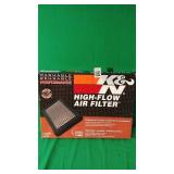 K&N HIGH FLOW AIR FILTER