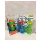 MUNCHKIN-2 FLIP STRAW CUPS & 2IN1 SIPPY OR