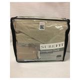 SUREFIT DESIGNER TWILL LOVESEAT SLIPCOVER
