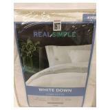 WHITE DOWN COMFORTER KING