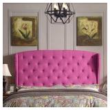 CO HALSEY UPHOLSTERED WINGBACK HEADBOARD