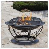 STEEL WOOD BOWL FIRE PIT