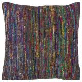 CONTEMPORARY SILK THROW PILLOW