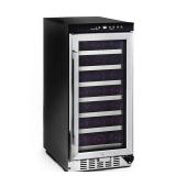 33 BOTTLE SINGLE ZONE BUILT-IN WINE COOLER