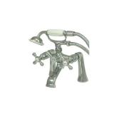 DECK MOUNTED CLAWFOOT TUB FILLER W/