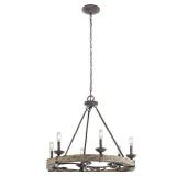 YASMIN 6-LIGHT CANDLE-STYLE CHANDELIER