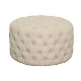 ROUND TUFTED OTTOMAN