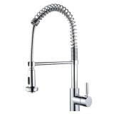 DECK MOUNTED KITCHEN FAUCET W/ PULL OUT SPRAYER