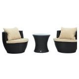 3PC LOUNGE SEATING GROUP W/ CUSHION