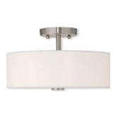 2-LIGHT SEMI FLUSH MOUNT