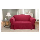SUEDE LOVESEAT SLIPCOVER
