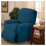 STRETCH JERSEY SOLID LARGE RECLINER SLIPCOVER