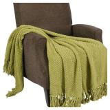 TWEED KNITTED THROW BLANKET