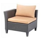 CORNER CHAIR WITH TABLE