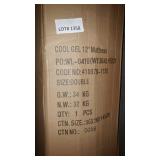 12" COOL GEL MATTRESS