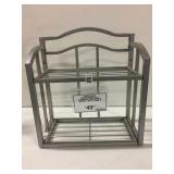 NICKEL WALL SHELF