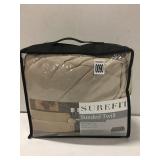 SUEDED TWILL SOFA SLIPCOVER