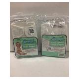 PINLESS CONTOURED CLOTH DIAPER