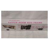 LATCH HOOK RUG FRAME
