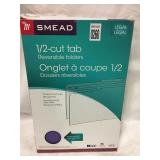 1/2-CUT TAB REVERSIBLE FOLDERS (BOX)
