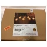 BRIGHTOWN CLEAR G40 GLOBE STRING LIGHT SET BLACK