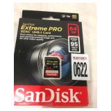 SAN DISK EXTREME PRO 64GB (IN SHOWCASE)