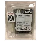 WD RED NAS HARD DRIVE 5OOGB (IN SHOWCASE)