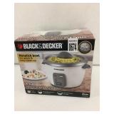 BLACK AND DECKER RICE COOKER& STEAMER