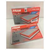2 PC FRAM AIR FILTER