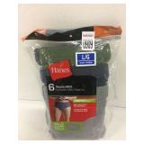 HANES LARGE 6PC BRIEFS