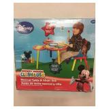 MICKEY MOUSE MUSICAL TABLE AND CHAIR SET